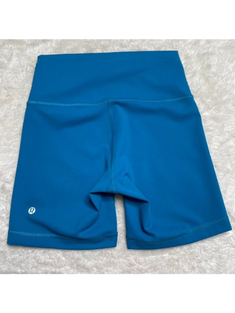 Lululemon Wunder Train High Rise Short 6 Hawaiian Blue Women Size 6 Athletic